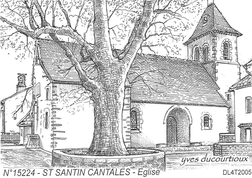 N 15224 - ST SANTIN CANTALES - glise